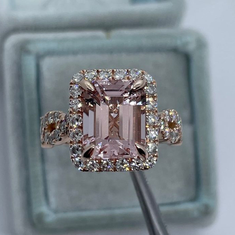 Unisex Versatile Rose Gold Alloy Ring