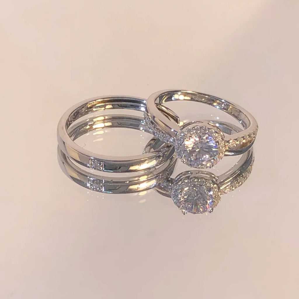 Couple rings embody elegance and simplicity, symbolizing deep and sincere love