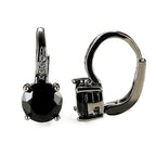 Boucles d’oreilles mode simples et élégantes, déclinées en plusieurs couleurs - NovaShop NovaShop Platinum Black Diamond Bigbuy