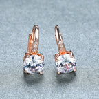 Boucles d’oreilles mode simples et élégantes, déclinées en plusieurs couleurs - NovaShop NovaShop Rose Gold White Diamond Bigbuy
