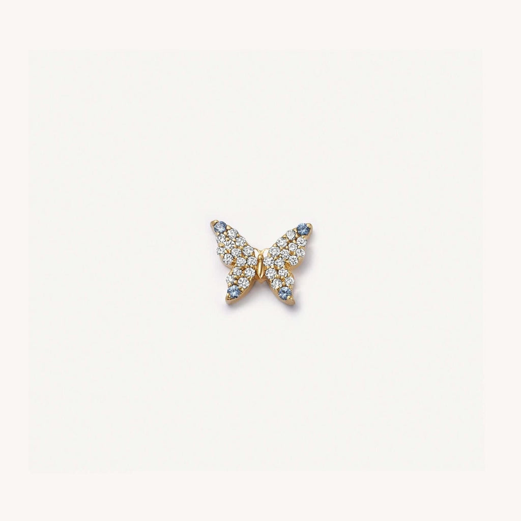 Customizable Clear Memorial Pendant with Opening - French Retro Style