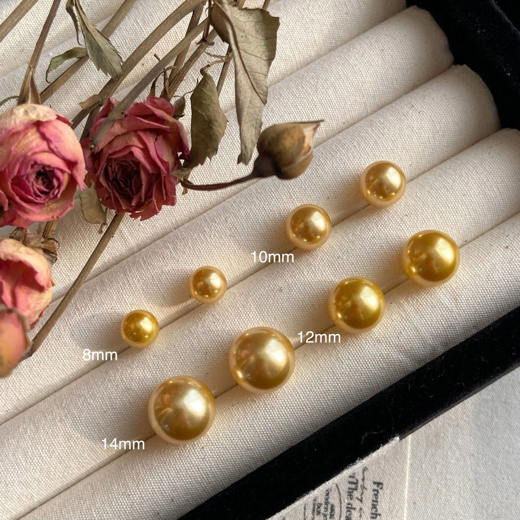 Boucles d’oreilles clous à grosse perle pour femmes, alliant un style - NovaShop NovaShop 8mm Two / 925 Silver Bigbuy