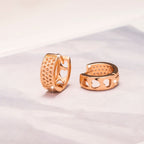 Boucles d’oreilles tendance avec trois cœurs ajourés, style frais et délicat - NovaShop NovaShop Rose Gold Bigbuy