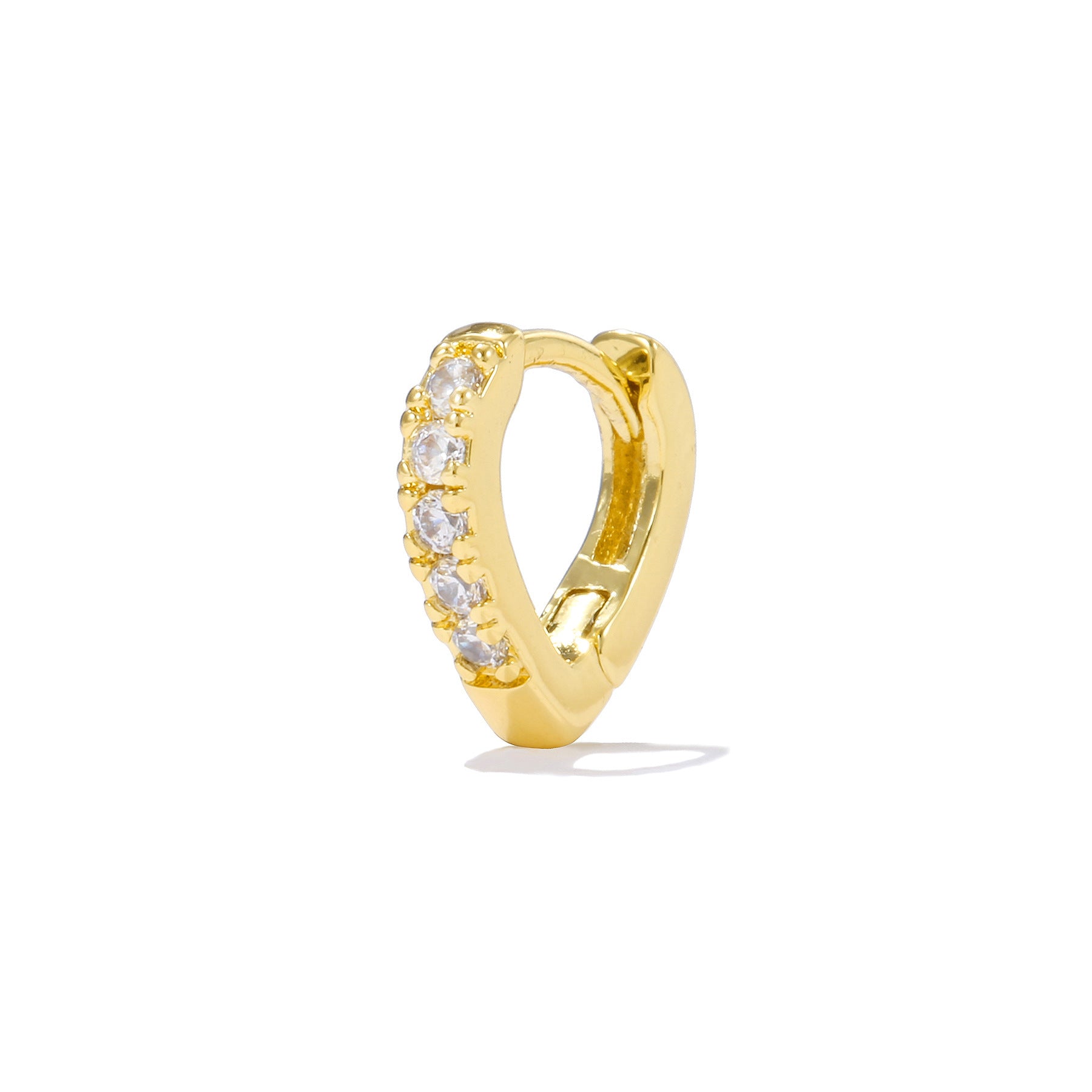 Simple Temperament Summer Cool Love Clip-on Earring