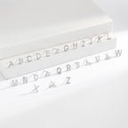 Boucles d’oreilles puces élégantes pour femmes avec lettres - NovaShop NovaShop Platinum A / 925 Silver Bigbuy