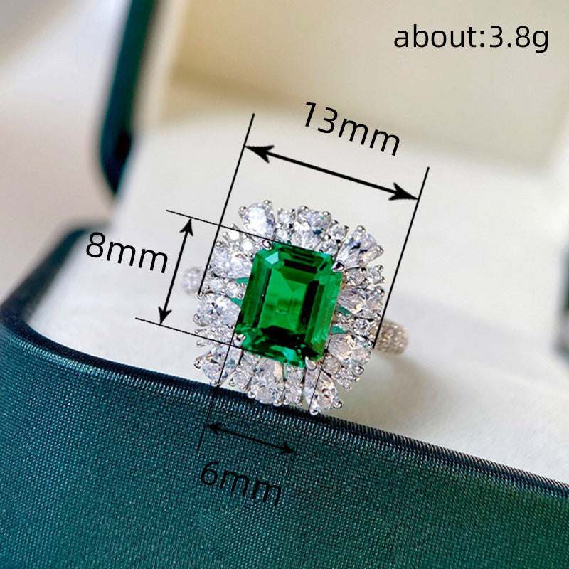 French Royal Jewelry in Elegant Style: Earrings, Necklace and Ring
