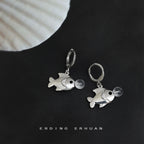Boucles d’oreilles Bubble Fish au design original, style personnalisé doux et tendance - NovaShop NovaShop Bubble Fish Earrings Bigbuy