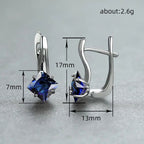 Lightweight, luxurious and simple diamond design earrings