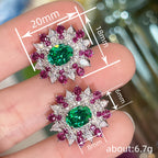 Boucles d’oreilles fantaisie pour femmes, alliant un design géométrique original - NovaShop NovaShop White Gold Color Bigbuy