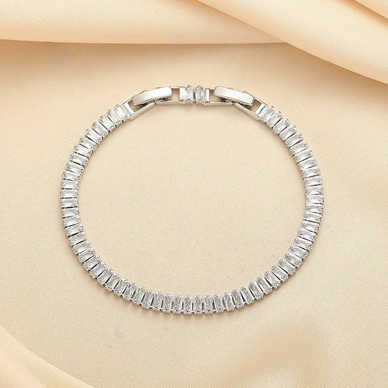 Simple and Elegant Rectangular Bracelet Affordable Luxury Style