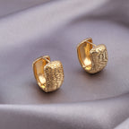Micro-zircon, woven, twisted, gold-plated, lightweight, luxurious and high-end stud earrings