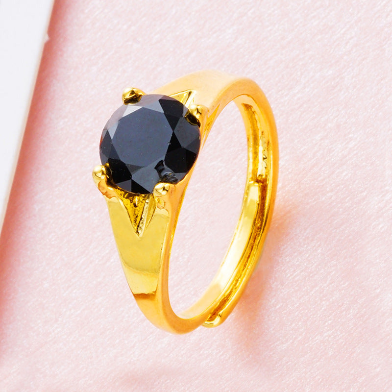 Women's Ring in Gold Plated Zircon from Vietnam